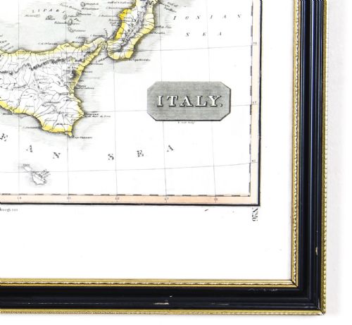 ANTIQUE MAP OF ITALY DRAWN ENGRAVED BY R SCOTT FOR THOMSONS EDINBURGH 1814 - ADDITIONAL PHOTO 6