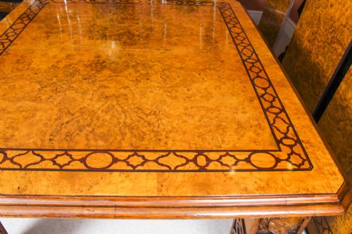 ANTIQUE 12FT ELIZABETHAN REVIVAL POLLARD OAK EXTENDING DINING TABLE 19TH C - ADDITIONAL PHOTO 14