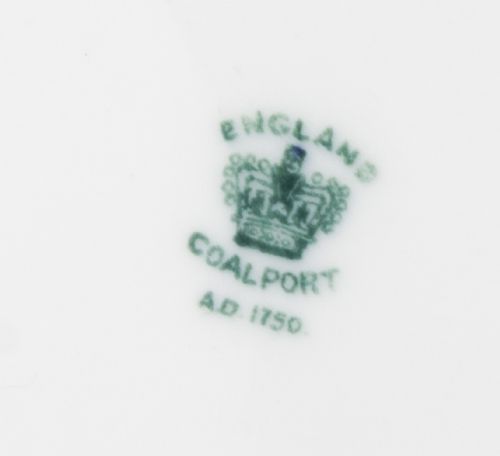 fig 2. Antique Coalport Porcelain Plate Lake Menteith 1891 Kilchurn Castle