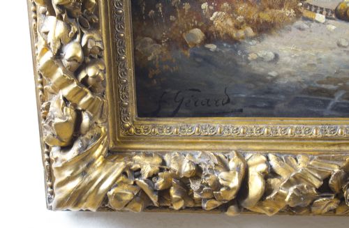 fig 6. Antique Oil Painting François Gérard 1770 - 1837 of The Colosseum Circa 1820