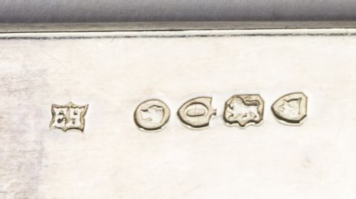 fig 7. Antique Boxed Set 12 Pairs Silver & Mother of Pearl Fruit Forks & Knives 1892