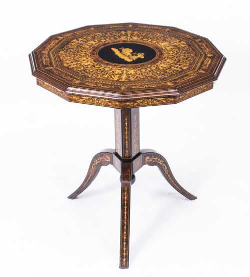 Antique Italian Sorrento Tilt Top Occasional Table C.1830

