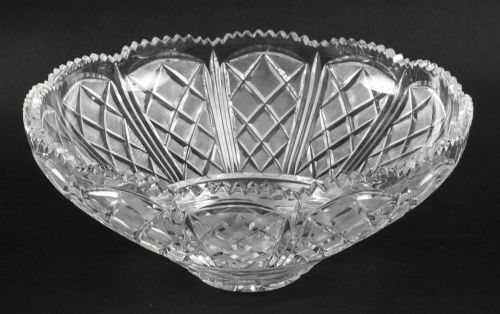 ANTIQUE PAIR ENGLISH VICTORIAN SILVER PLATE CUT GLASS CENTREPIECES 1883 19TH C - ADDITIONAL PHOTO 11