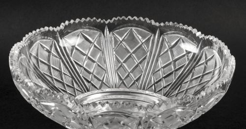 ANTIQUE PAIR ENGLISH VICTORIAN SILVER PLATE CUT GLASS CENTREPIECES 1883 19TH C - ADDITIONAL PHOTO 12