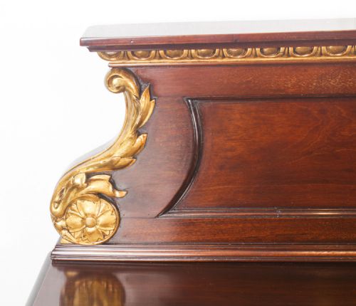 fig 1. Antique Large Mahogany and Gilt Serving Table Sideboard 19th Century