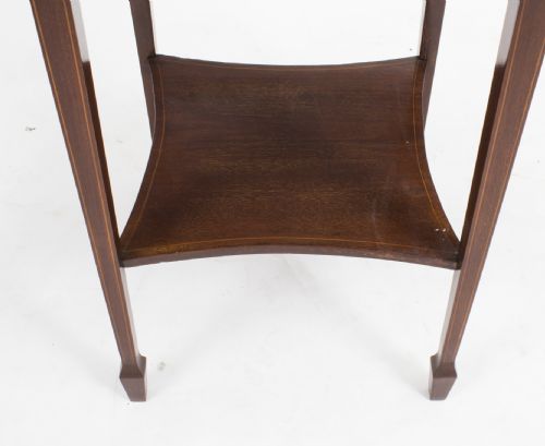 fig 3. Antique Inlaid Mahogany Edwardian Occasional Table c.1900
