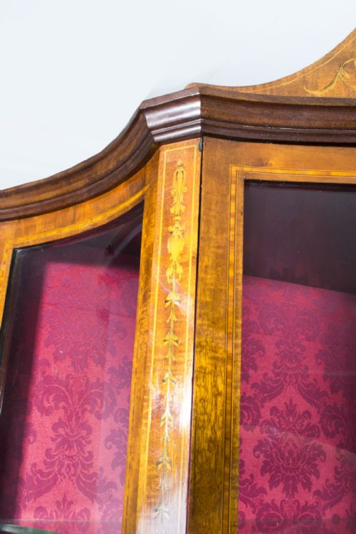 fig 5. Antique Edwardian Inlaid Display Cabinet c.1900
