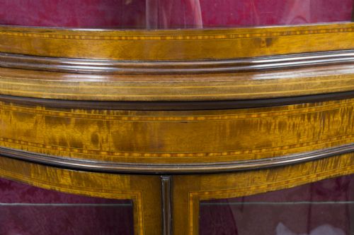fig 7. Antique Edwardian Inlaid Display Cabinet c.1900
