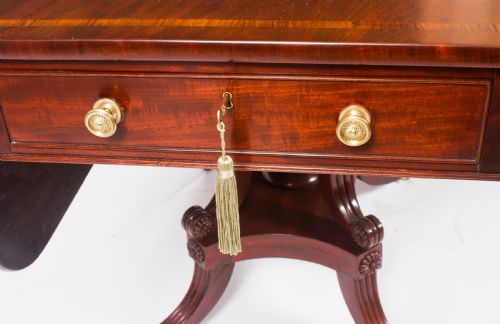 fig 1. Antique Regency George III Pembroke Table Gillows c.1820