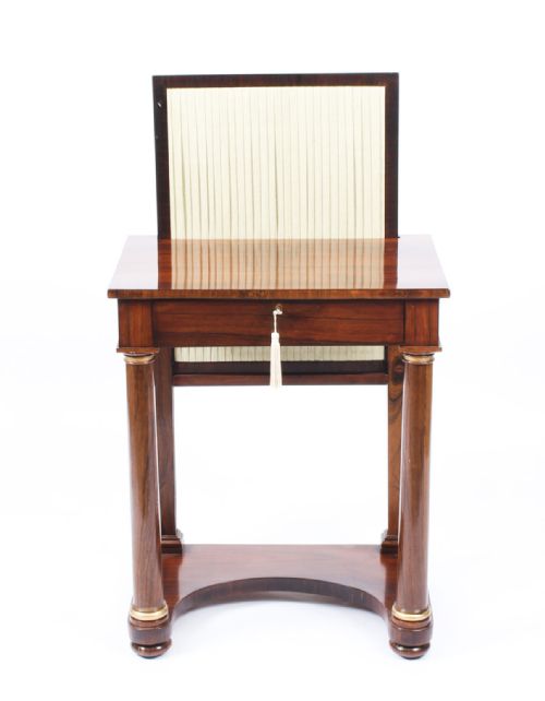 ANTIQUE ENGLISH EMPIRE CONSOLE WRITING SIDE TABLE C1820 19TH CENTURY - ADDITIONAL PHOTO 3