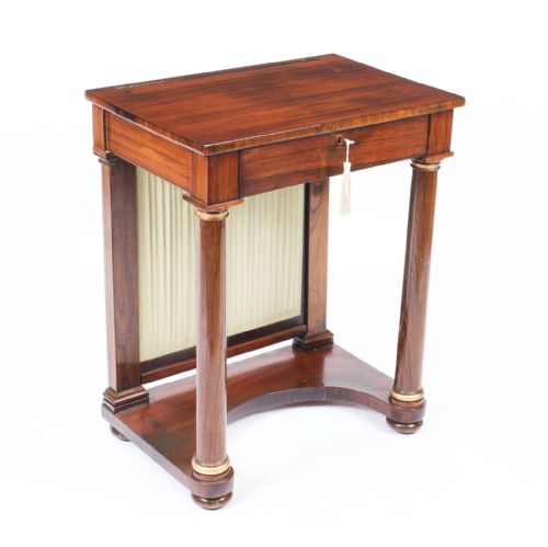 ANTIQUE ENGLISH EMPIRE CONSOLE WRITING SIDE TABLE C1820 19TH CENTURY - ADDITIONAL PHOTO 16
