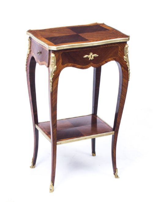 Antique French Louis Xv Revival Side Occasional Table C.1870
