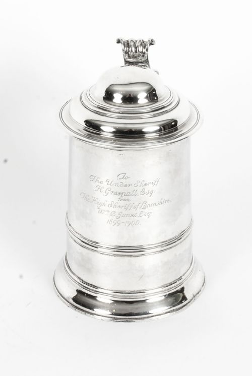 fig 2. Antique English George III Silver Tankard Thomas Whipham & Charles Wright 1759