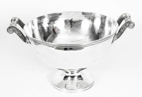 fig 3. Antique Sterling Silver Tureen by Marc Jacquard Retailed by Bulgari Circa 1810