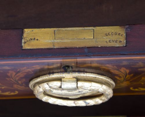 fig 5. Antique Victorian Cylinder Bureau by Edwards & Roberts