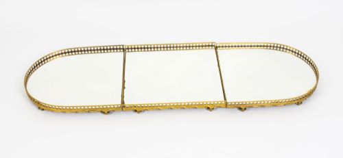 Antique French Ormolu & Mirrored Surtout De Table Plateau Circa 1870
