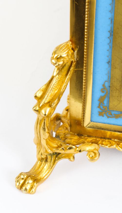 fig 5. Antique Sevres Porcelain Desktop Correspondence Casket Stationery Box 19th C
