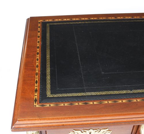 fig 2. Antique French Empire Revival Ormolu Mounted Desk C1880 19th Century