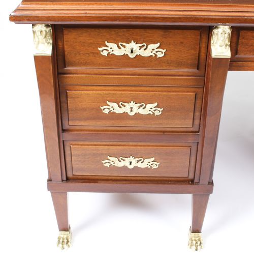 fig 4. Antique French Empire Revival Ormolu Mounted Desk C1880 19th Century