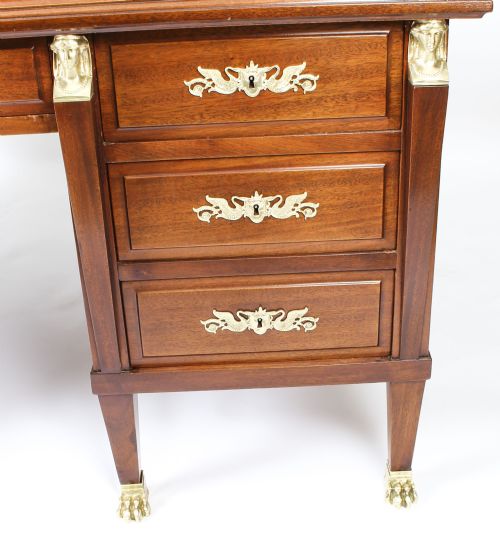 fig 5. Antique French Empire Revival Ormolu Mounted Desk C1880 19th Century