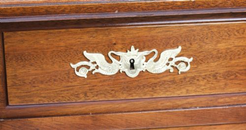 fig 6. Antique French Empire Revival Ormolu Mounted Desk C1880 19th Century