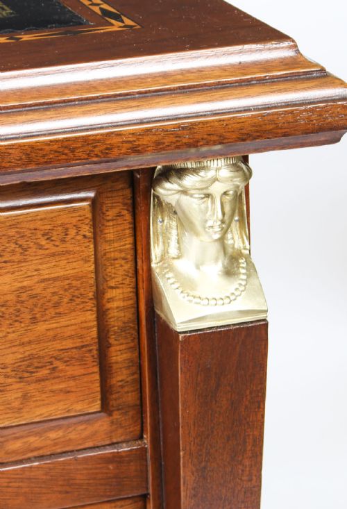 fig 8. Antique French Empire Revival Ormolu Mounted Desk C1880 19th Century
