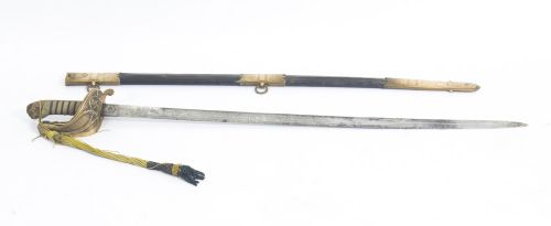 Antique Naval Officers Sword by Henry Wilkinson Shagreen 19thc
