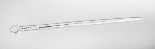 Antique Paul Storr George III Sterling Silver Meat Skewer by  1808 19th C
