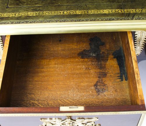 ANTIQUE MONUMENTAL FRENCH EMPIRE BUREAU PLAT WRITING TABLE 19TH C - ADDITIONAL PHOTO 18