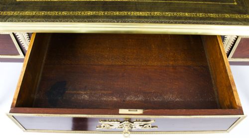 ANTIQUE MONUMENTAL FRENCH EMPIRE BUREAU PLAT WRITING TABLE 19TH C - ADDITIONAL PHOTO 21