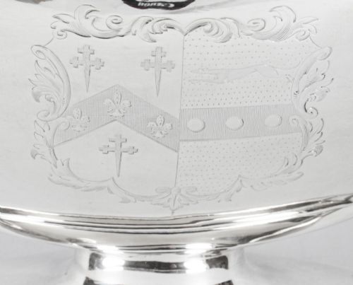 ANTIQUE SILVER GEORGE III TUREEN WILLIAM BENNETT 1808 BIRCHALL AND HAYNE 19TH C - ADDITIONAL PHOTO 2