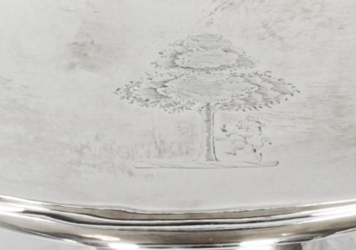 ANTIQUE SILVER GEORGE III TUREEN WILLIAM BENNETT 1808 BIRCHALL AND HAYNE 19TH C - ADDITIONAL PHOTO 4