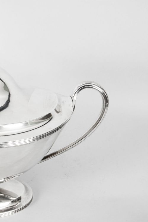 ANTIQUE SILVER GEORGE III TUREEN WILLIAM BENNETT 1808 BIRCHALL AND HAYNE 19TH C - ADDITIONAL PHOTO 8