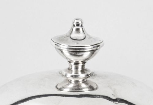 ANTIQUE SILVER GEORGE III TUREEN WILLIAM BENNETT 1808 BIRCHALL AND HAYNE 19TH C - ADDITIONAL PHOTO 10