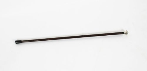 Antique Edwardian Sterling Silver & Malacca Walking Stick 925 Cane C1910
