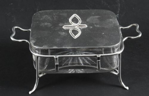 fig 1. Antique Butter Sardine Dish Mappin & Webb 19th Century
