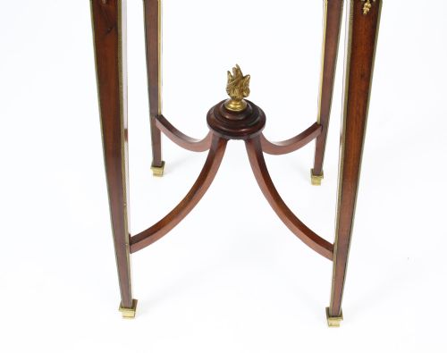 ANTIQUE FRENCH PARQUETRY ORMOLU MOUNTED STAND ATT FRANOIS LINKE 19TH CENTURY - ADDITIONAL PHOTO 17
