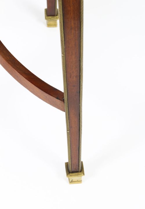 ANTIQUE FRENCH PARQUETRY ORMOLU MOUNTED STAND ATT FRANOIS LINKE 19TH CENTURY - ADDITIONAL PHOTO 18