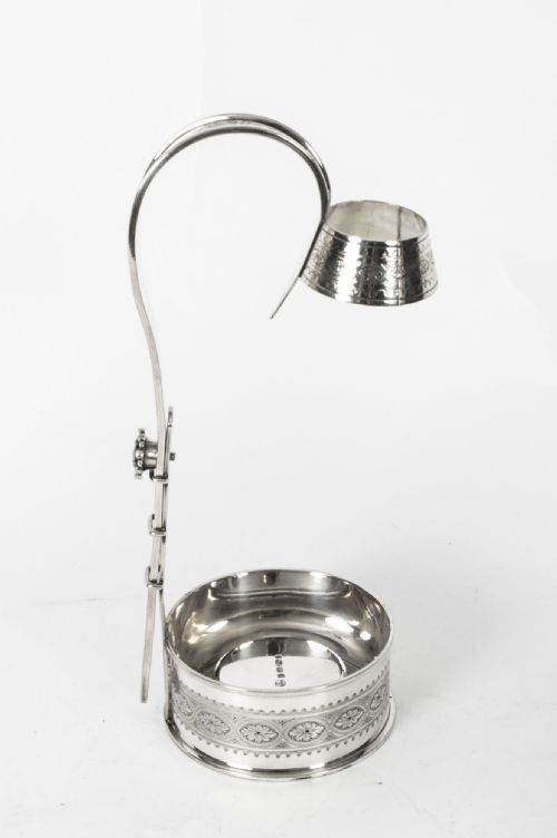 Antique Silver Plated Wine Champagne Pourer by Elkinngton & Co C1880
