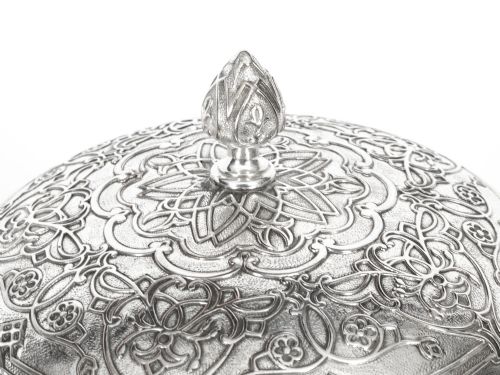 ANTIQUE SILVER PLATE DRUM BISCUIT BOX ELKINGTON CO 19TH CENTURY - ADDITIONAL PHOTO 14