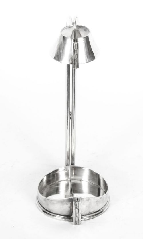fig 1. Antique Silver Plated Wine Champagne Pourer by Mappin & Webb C1880
