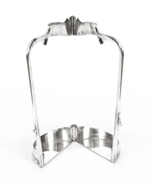 fig 5. Antique Silver Plated Wine Champagne Pourer by Mappin & Webb C1880
