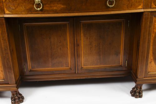ANTIQUE EDWARDIAN SHERATON REVIVAL MAHOGANY SIDEBOARD 19TH C - ADDITIONAL PHOTO 10