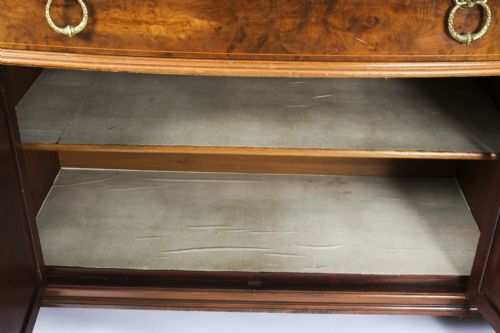ANTIQUE EDWARDIAN SHERATON REVIVAL MAHOGANY SIDEBOARD 19TH C - ADDITIONAL PHOTO 21