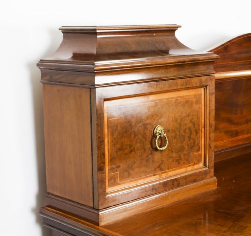 ANTIQUE EDWARDIAN SHERATON REVIVAL MAHOGANY SIDEBOARD 19TH C - ADDITIONAL PHOTO 28