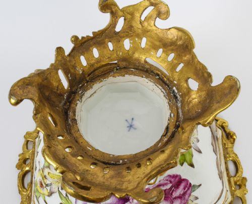 ANTIQUE GILT BRONZE SAMSON PORCELAIN CENTREPIECE 19TH CENTURY - ADDITIONAL PHOTO 8