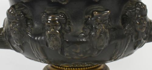 fig 2. Antique French Grand Tour Bronze & Ormolu Urn 19th Century
