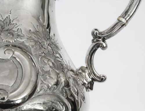 ANTIQUE VICTORIAN SILVER PLATED COFFEE POT BOARDMAN GLOSSOP CO 19TH CENTURY - ADDITIONAL PHOTO 5