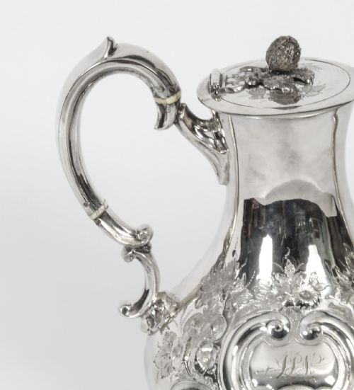 ANTIQUE VICTORIAN SILVER PLATED COFFEE POT BOARDMAN GLOSSOP CO 19TH CENTURY - ADDITIONAL PHOTO 7