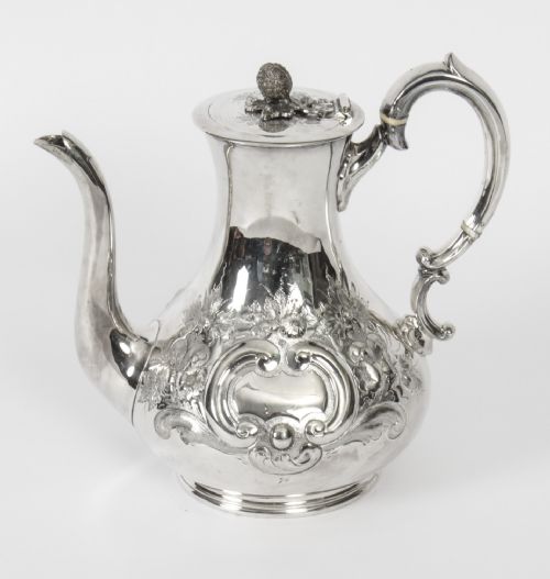 ANTIQUE VICTORIAN SILVER PLATED COFFEE POT BOARDMAN GLOSSOP CO 19TH CENTURY - ADDITIONAL PHOTO 13